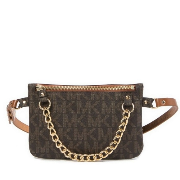 Michael Kors Handbags - Michael Kors NEW Chain Logo Belt Bag